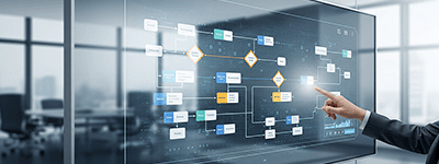 Qualitätsmanagement: Grafische Darstellung eines Prozessablaufes | Grafik: 